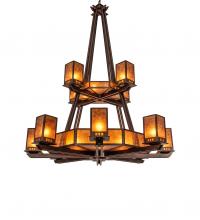 Meyda White 245173 - 58" Wide Avondale Two Tier Chandelier