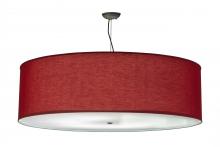 Meyda White 250519 - 47" Wide Cilindro Play Textrene Pendant