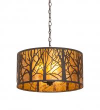 Meyda White 251387 - 20" Wide Winter Maple Pendant