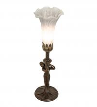 Meyda White 253423 - 15" High Gray Nouveau Lady Accent Lamp