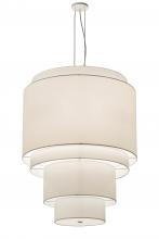 Meyda White 254477 - 31" Wide Cilindro 5 Tier Pendant