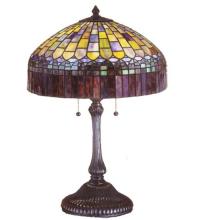 Meyda White 26322 - 24"H Tiffany Candice Table Lamp