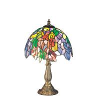 Meyda White 26587 - 15" High Tiffany Laburnum Accent Lamp