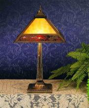 Meyda White 26828 - 22" High Lotus Leaf Table Lamp