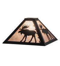 Meyda White 27207 - 12" Square Moose Shade