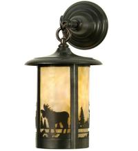 Meyda White 28791 - 8"W Fulton Moose Creek Hanging Wall Sconce