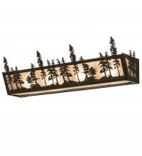 Meyda White 31360 - 30" Wide Tall Pines Vanity Light