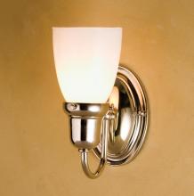 Meyda White 50683 - 4"W Saratoga Goblet Wall Sconce