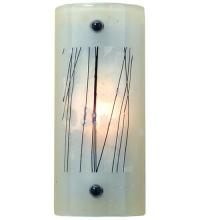 Meyda White 50999 - 5" Wide Twigs Fused Glass Wall Sconce