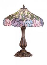 Meyda White 52135 - 20"H Wisteria Table Lamp