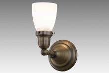 Meyda White 56449 - 5.5"W Revival Oyster Bay Goblet Wall Sconce