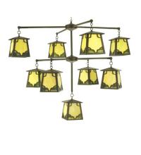 Meyda White 65227 - 55"Wide Kirkpatrick 9 Light Chandelier