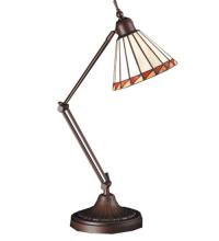 Meyda White 65946 - 23"H Prairie Mission Adjustable Desk Lamp