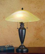 Meyda White 66753 - 23" High Saturn Table Lamp