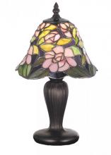 Meyda White 70250 - 13"H Begonia Mini Lamp