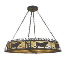 Meyda White 73485 - 60"L Personalized Chimney Rock Inverted Pendant