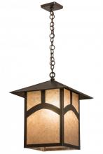 Meyda White 92486 - 16"Sq Seneca Hill Top Pendant