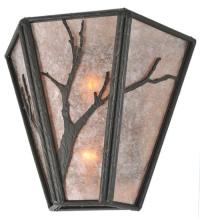 Meyda White 99385 - 14"W Branches Wall Sconce