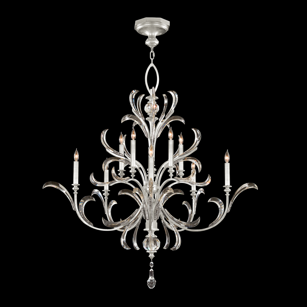 Beveled Arcs 56" Round Chandelier