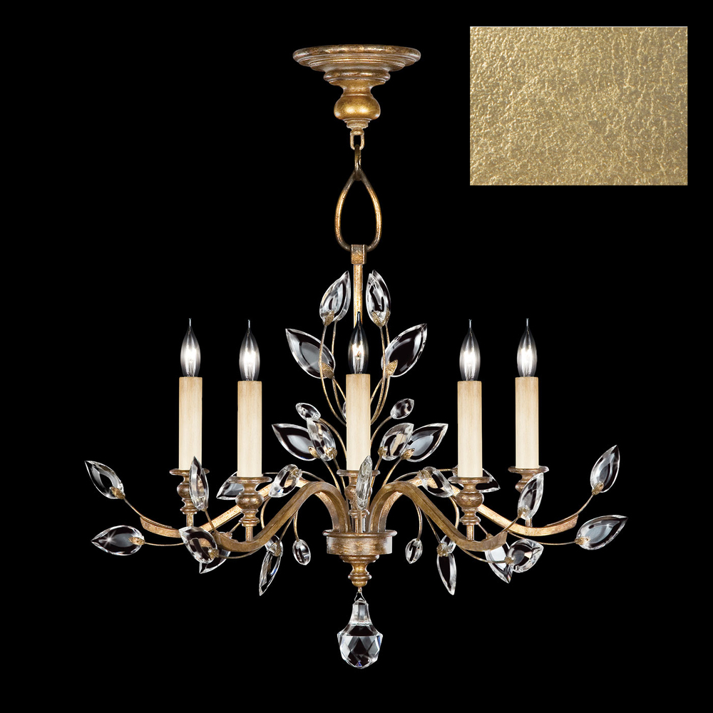 Crystal Laurel 32" Round Chandelier