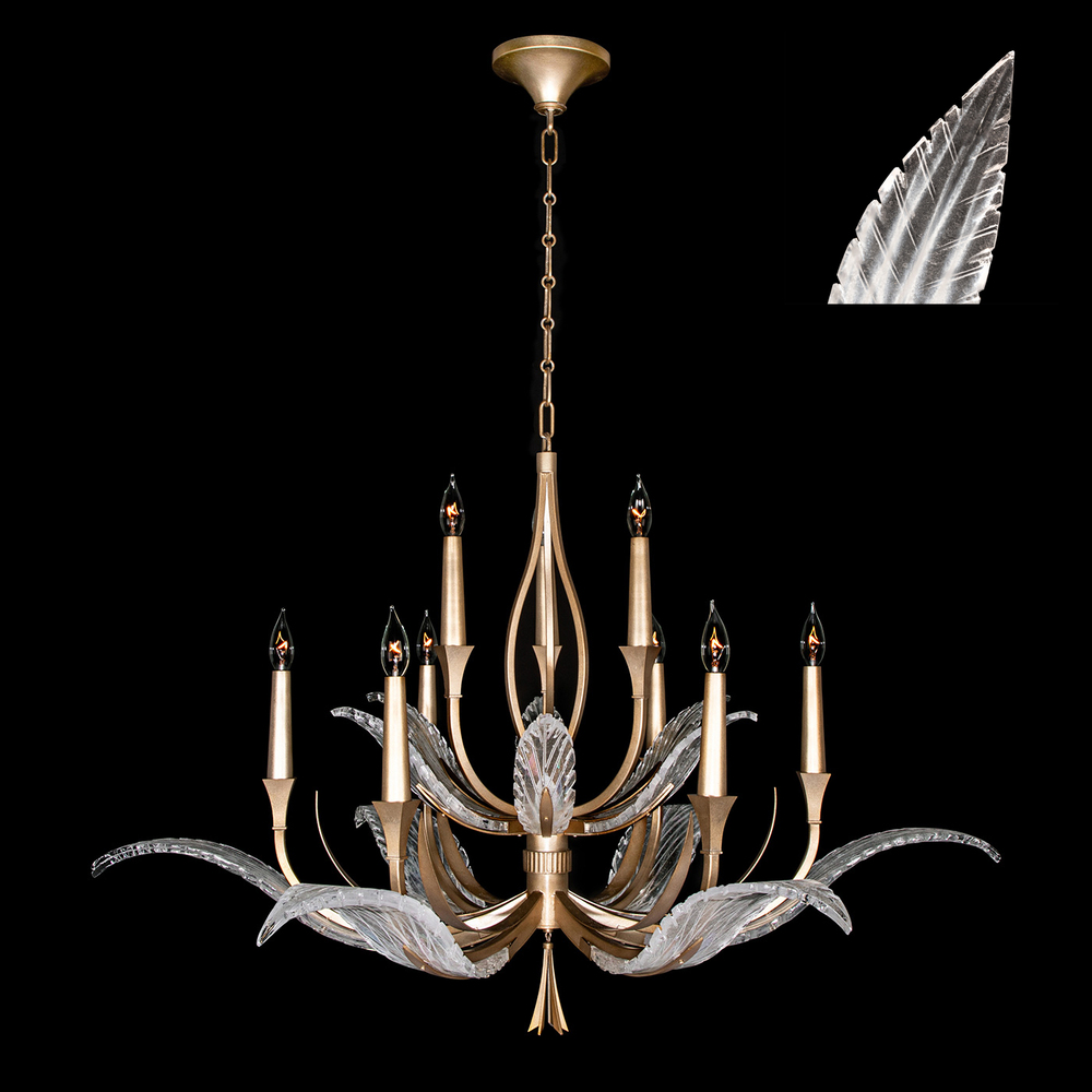 Plume 45" Round Chandelier